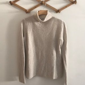 Madewell cream fuzzy sweater size small